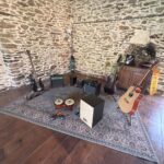 gite avec jardin, piscine éclairé, pétanque, espace loisirs en aveyron - Aux 12 instants