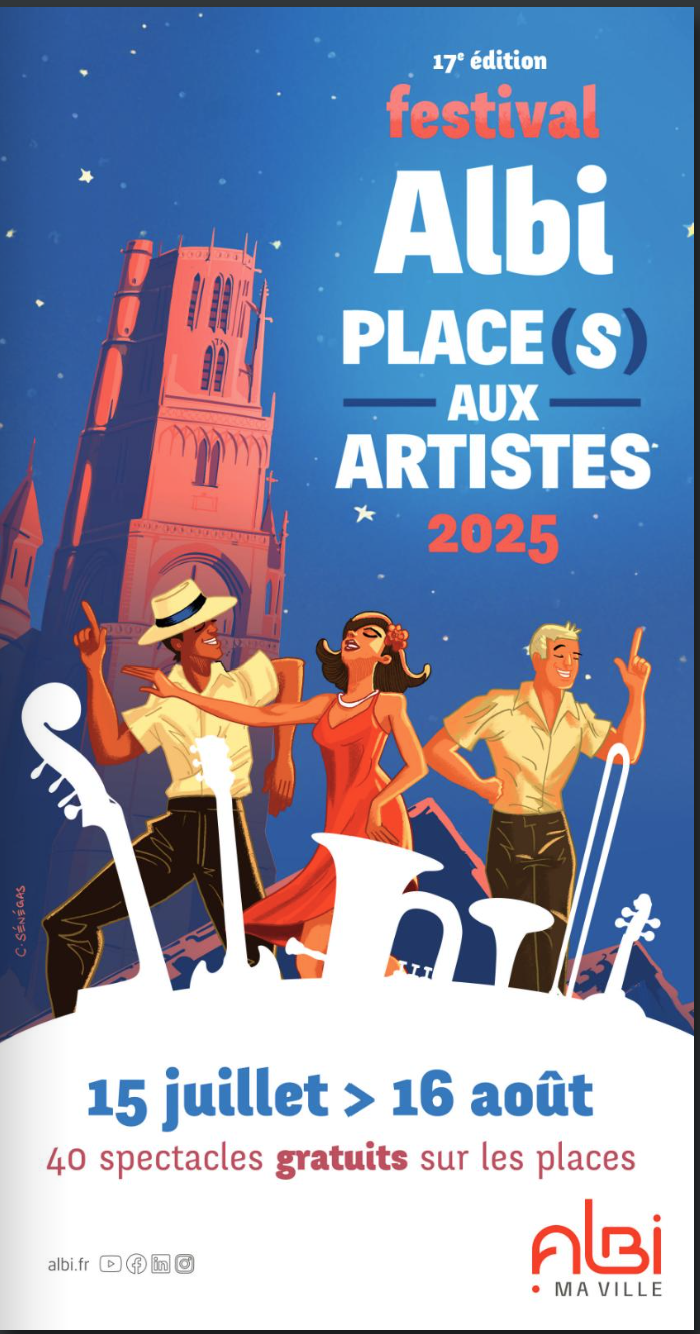 Lire la suite à propos de l’article Festival « Places aux Artistes » du 15/07 au 16/08 – Albi